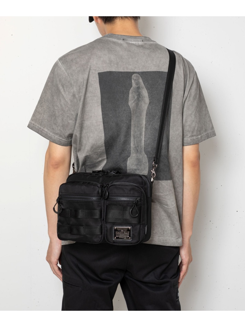 MAKAVELIC ORBIT SHOULDER BAG マキャベリック 御徒面子 ショルダーバッグ 黒いこと【貨物輸送無料】 バッグ・小物・ブランド雑貨-メンズバッグ