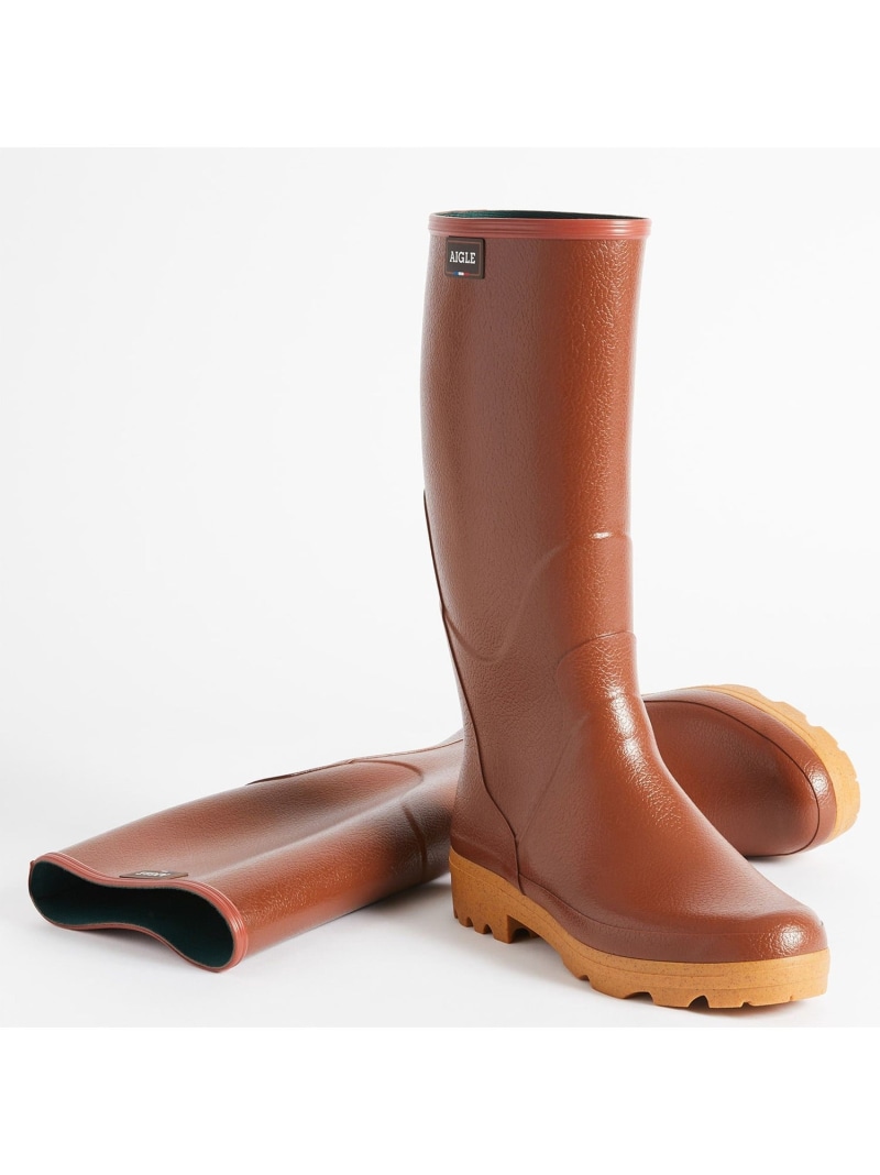 AIGLE シャンボードプロ2 メンズ ラバーブーツ エーグル シューズ・靴 レインシューズ・ブーツ カーキグリーン ブラウン【送料無料】｜ Fashion Men