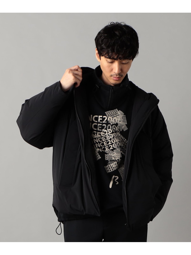 【SALE／46%OFF】β MEN 【β MEN】ストレッチマットタフタ ダウン【COMME CA MEN】 コムサメン ジャケット・アウター ダウンジャケット・ダウンベスト ブラック ベージュ【RBA_E】【送料無料】