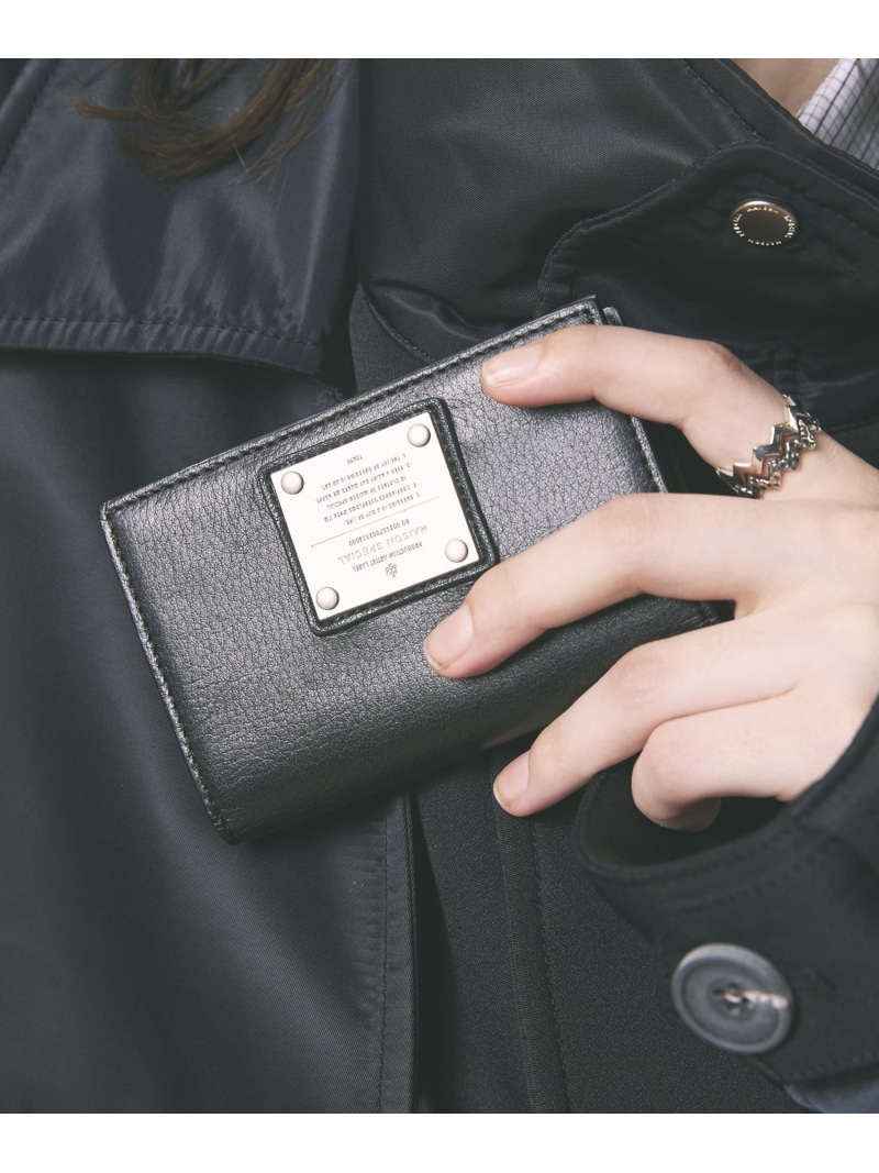 MAISON SPECIAL Metal Plate Card Case メゾンスペシャル 財布・ポーチ・ケース 名刺入れ・カードケース ブラック【送料無料】
