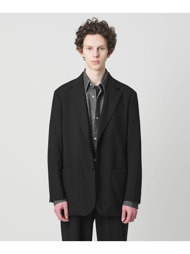 UNITED ARROWS ＜District＞ウォッシュド トロピカル羊毛 シングル 2名取り草 テーラードジャケット ユナイテッドアローズ ジャケット・アウター テーラードジャケット・ブレザー 赤銅色 薄墨色 黒いこと【貨物輸送無料】