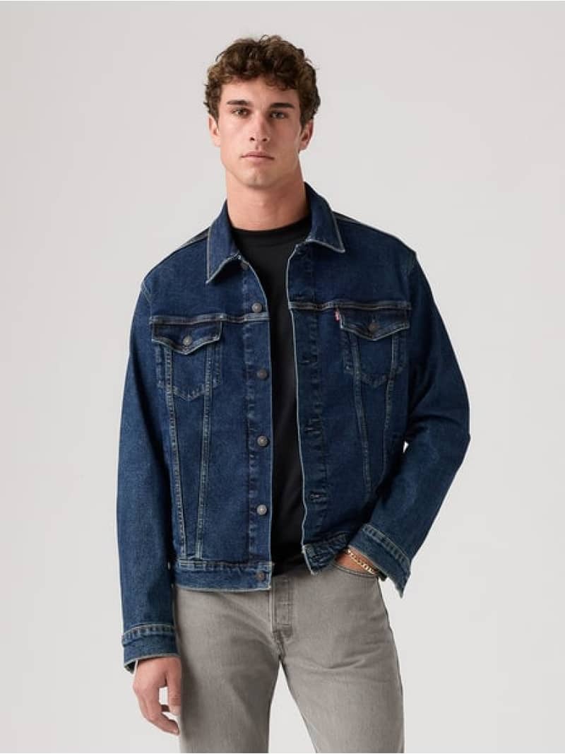 【SALE／20%OFF】Levi\u0027s TYPEIIIトラッカージャケット リーヴァイズジーンズ ジャケット・アウター ジーンズ上衣 黒いこと【RBA_E】【貨物輸送無料】