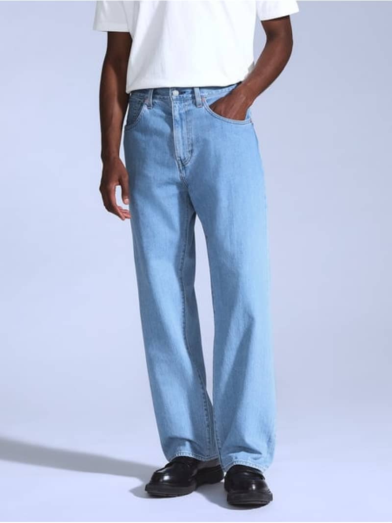 楽天市場】BLUETAB(TM) MARKER LOOSE ジーンズ ミディアムインディゴ