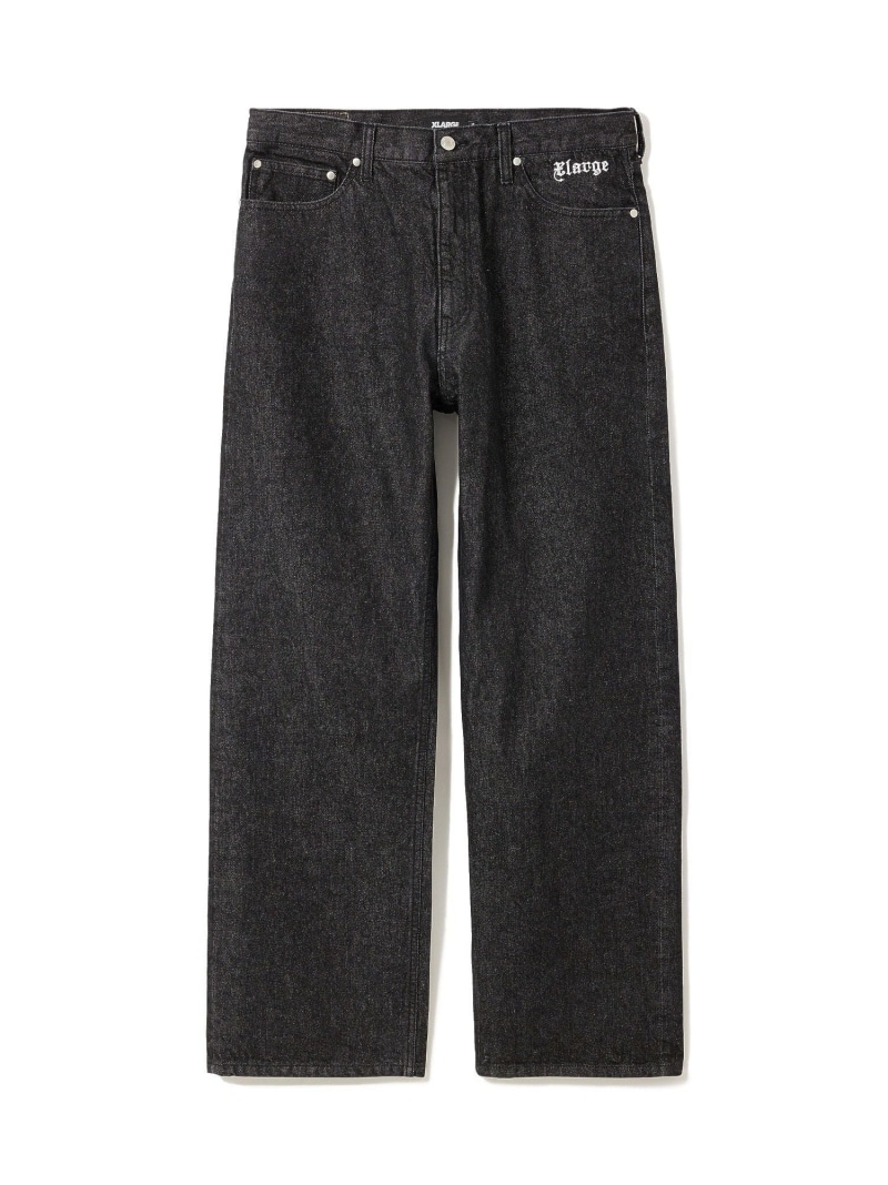 【SALE/30%OFF】XLARGE OLD ENGLISH DENIM PANTS エクストララージ パンツ その他のパンツ ブルー ブラック【RBA_E】【送料無料】| Fashion Men