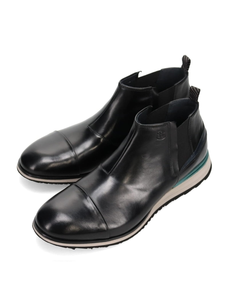 【SALE／20%OFF】LANVIN en Bleu LANVIN en Bleu スポーツMIX サイドゴアブーツ マドラス シューズ・靴 ブーツ ブラック ブラウン【RBA_E】【送料無料】