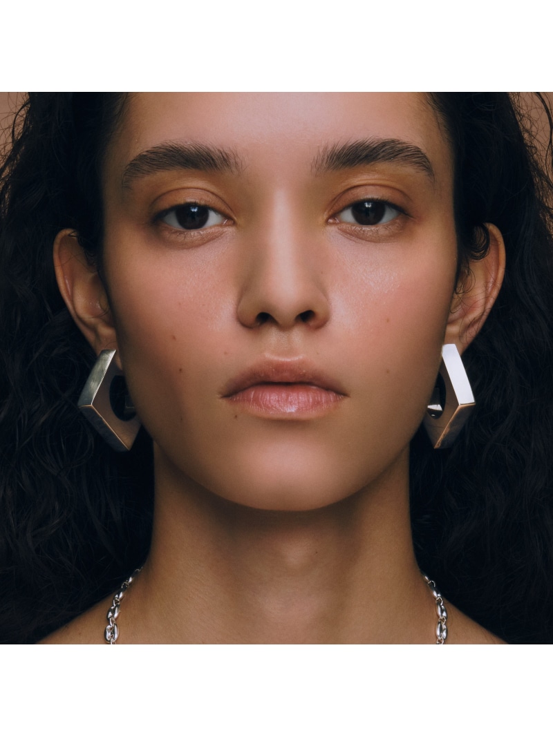 quip queint quip queint/square hoop pierce フォブ 付属品・ウオッチ ピアス しろがね色【此れから取っておく】*【貨物輸送無料】