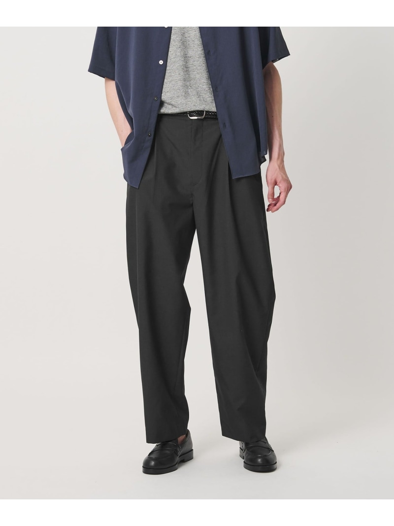 【SALE／30%OFF】BEAUTY&YOUTH UNITED ARROWS トロピカル TW バレル スラックス NO.9 ビューティー＆ユース　ユナイテッドアローズ パンツ その他のパンツ ブラック グレー【RBA_E】【送料無料】｜ Fashion Men