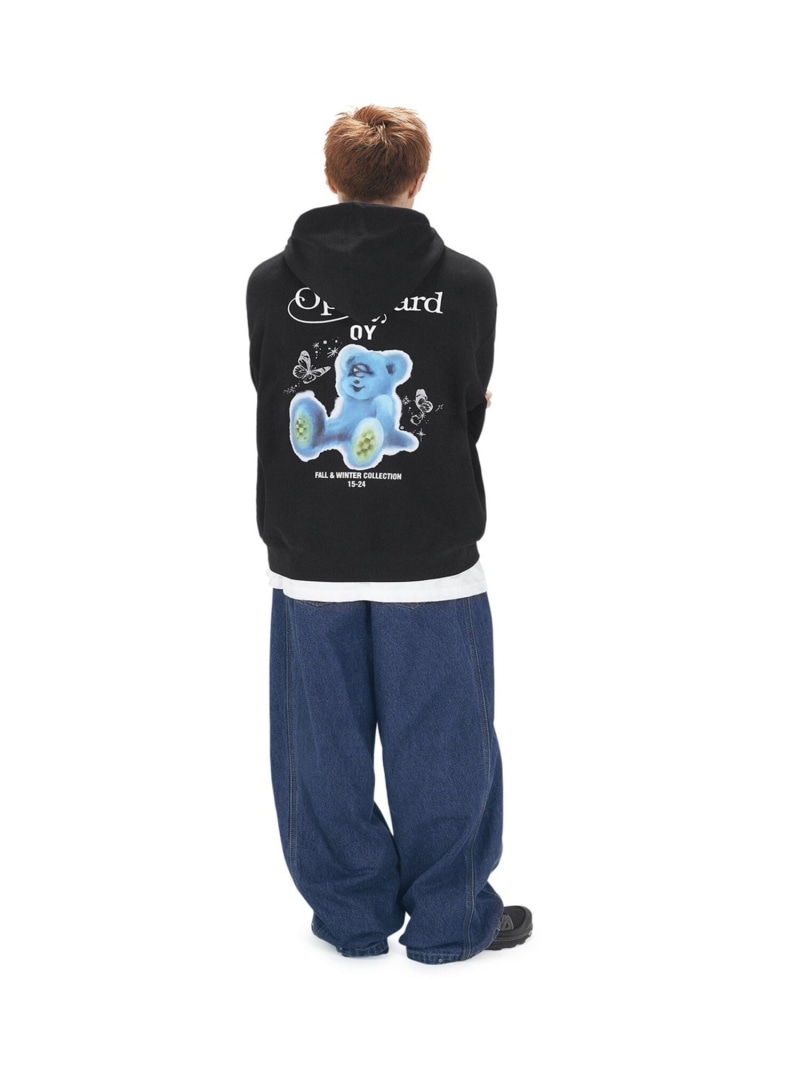 OY 【OY】DREAMY ODOLLY HOODIE ネバーマインドザエックスユー／チカシツプラス トップス パーカー・フーディー 黒いこと【貨物輸送無料】 パーカー-トップス