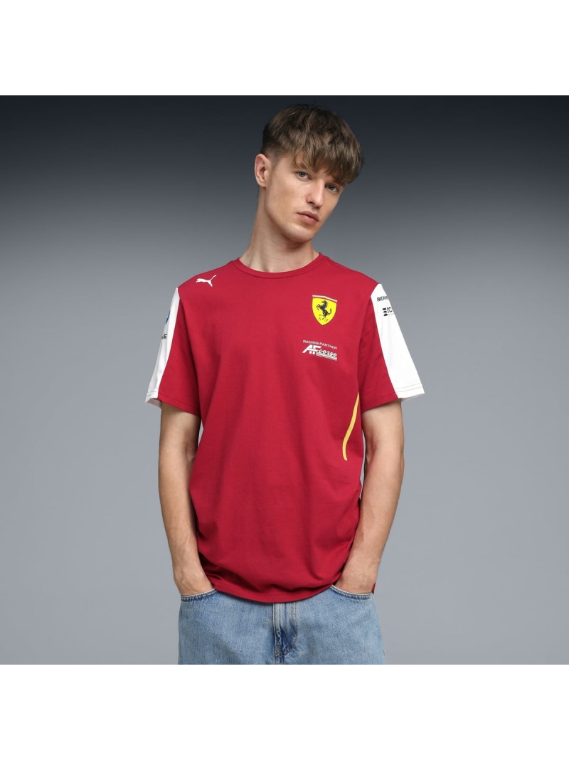 【SALE／30%OFF】PUMA メンズ フェラーリ LMH レプリカ 半袖 Tシャツ SF LMH Replica Tee プーマ トップス カットソー・Tシャツ ブラック【RBA_E】【送料無料】