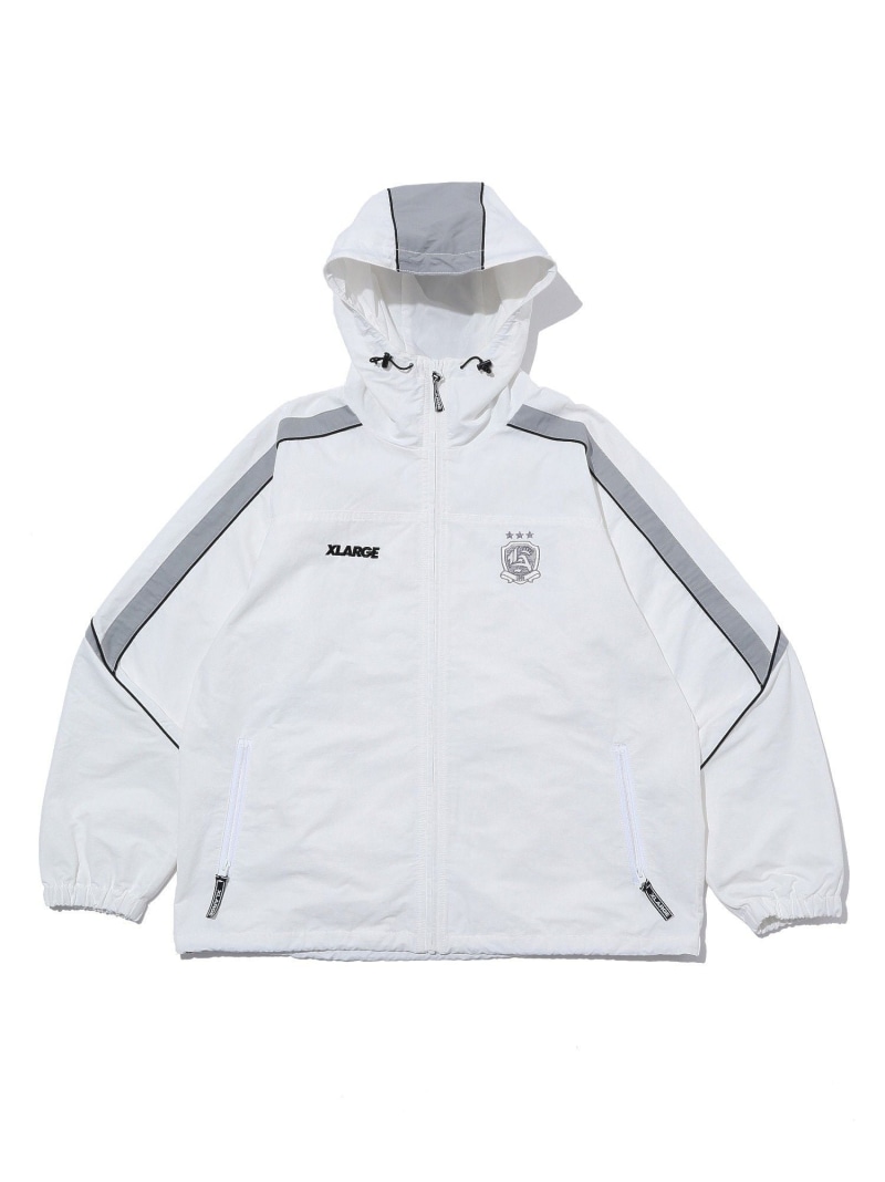 【SALE/30%OFF】XLARGE HOODED TRACK JACKET エクストララージ ジャケット・アウター その他のジャケット・アウター ネイビー ホワイト ブラック【RBA_E】【送料無料】| Fashion Men
