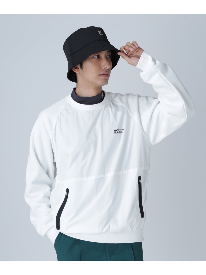 MASTER BUNNY EDITION ストレッチドビー&times;ダンボール スニードジャック マスターバニーエディション トップス スウェット・トレーナー ブラック カーキグリーン ホワイト【送料無料】｜ Fashion Men