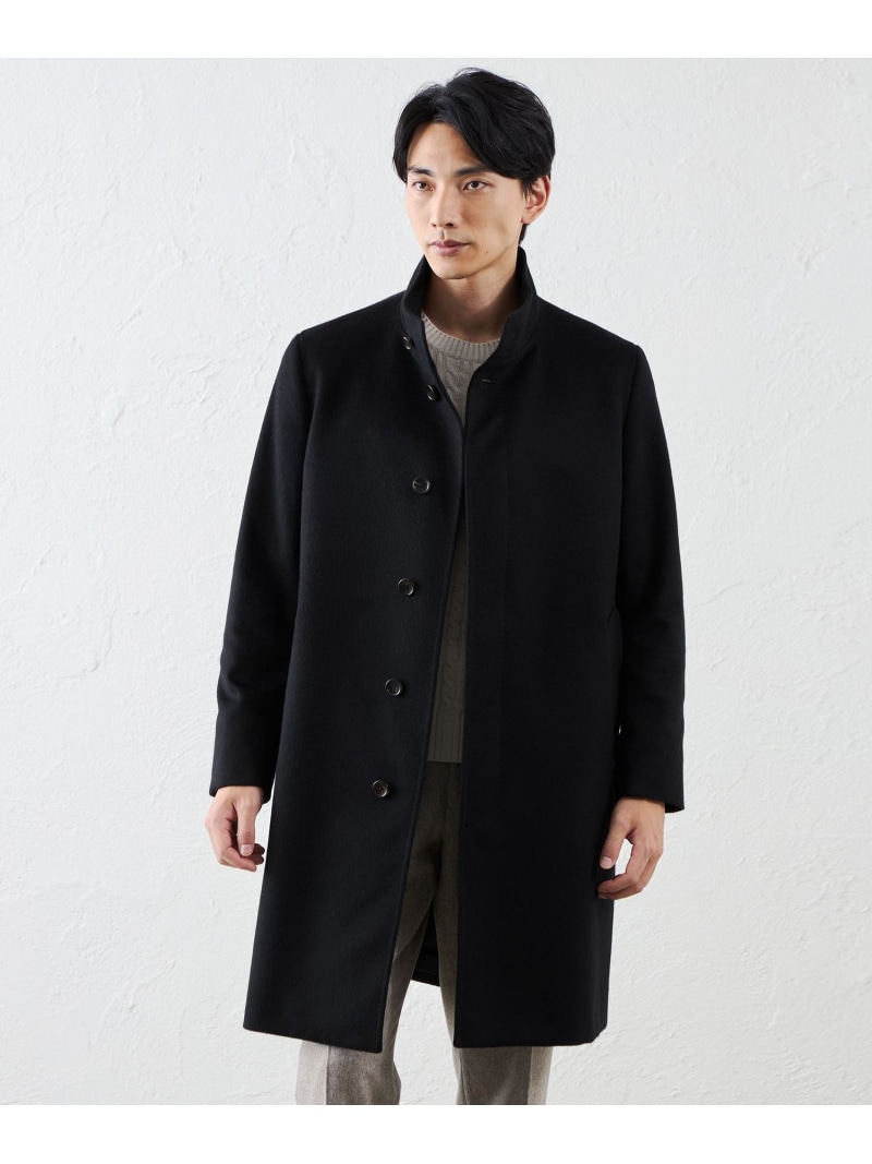SANYOCOAT ＜Rain Wool＞スタンドカラーコート サンヨーコート ジャケット・アウター レインコート ブラック ベージュ【送料無料】