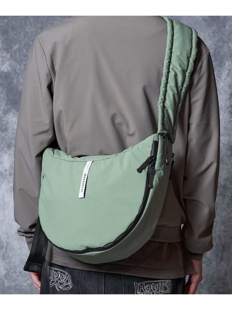MAKAVELIC LA LUNE SHOULDER BAG マキャベリック バッグ ショルダーバッグ ブラック カーキグリーン【送料無料】| Fashion Men