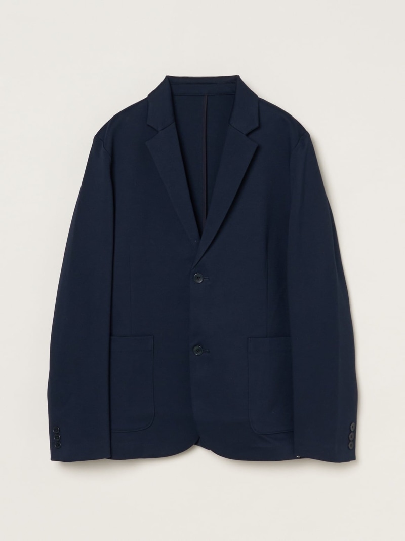 【SALE/50%OFF】three dots Men's creamy double knit jacket スリードッツ ジャケット・アウター その他のジャケット・アウター ブラック【RBA_E】【送料無料】
