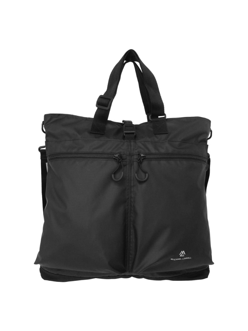 MICHAEL LINNELL Shoulder Bag ティエヌスクエア バッグ ショルダーバッグ ブラック【送料無料】