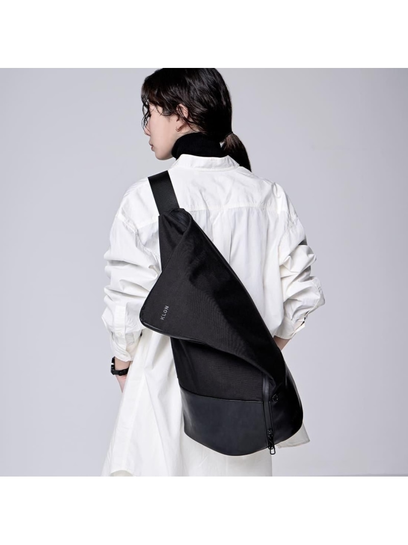 KLON KLON ワンショルダー バッグ ヴィーガンレザー クローン バッグ ショルダーバッグ ブラック【送料無料】｜ Fashion Men 10,981円