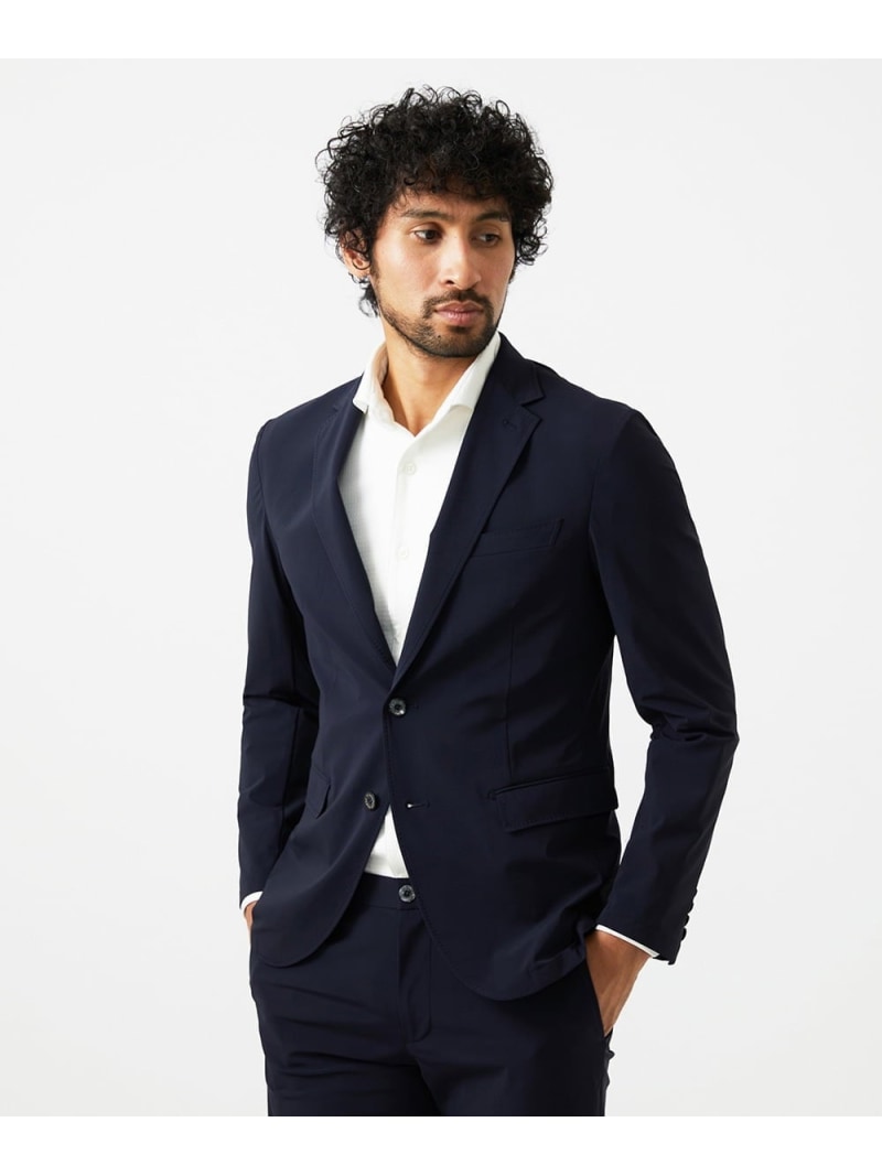 【SALE／50%OFF】MICHEL KLEIN HOMME 【セットアップ】テーラードジャケット ミッシェルクランオム ジャケット・アウター テーラードジャケット・ブレザー ブラック ネイビー【RBA_E】【送料無料】