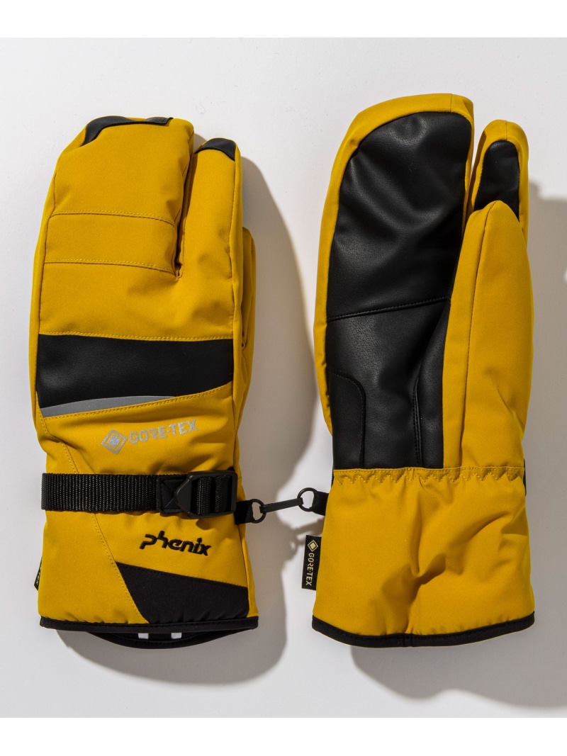 【SALE／30%OFF】phenix phenixスキーの板御召しもの フェニックスゴアトリガーミトン MENS シフォン 流行り物雑貨 グローブ 青碧 黄色 黒いこと【RBA_E】【貨物輸送無料】