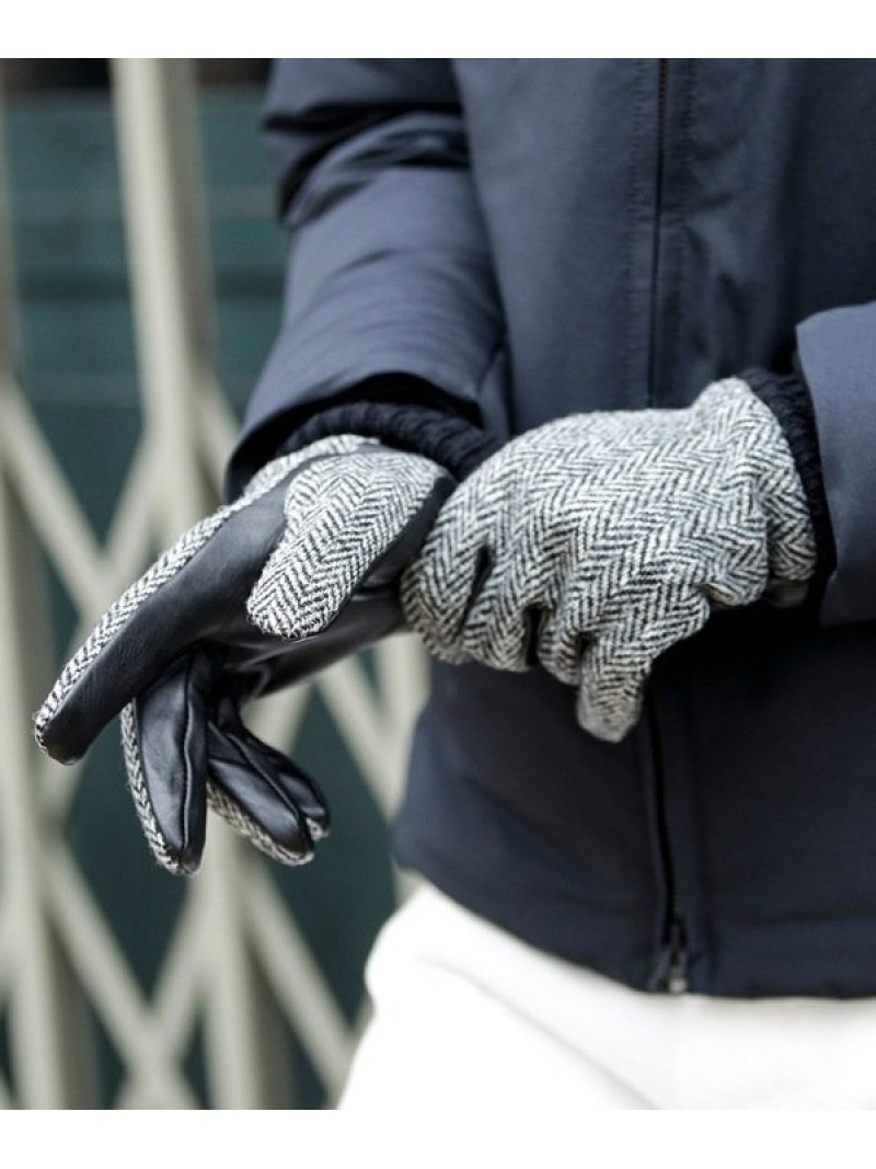 楽天市場 Sale 40 Off Nano Universe Harris Tweed レザーコンビグローブ ナノユニバース ファッショングッズ 手袋 Rba E 送料無料 Rakuten Fashion Men