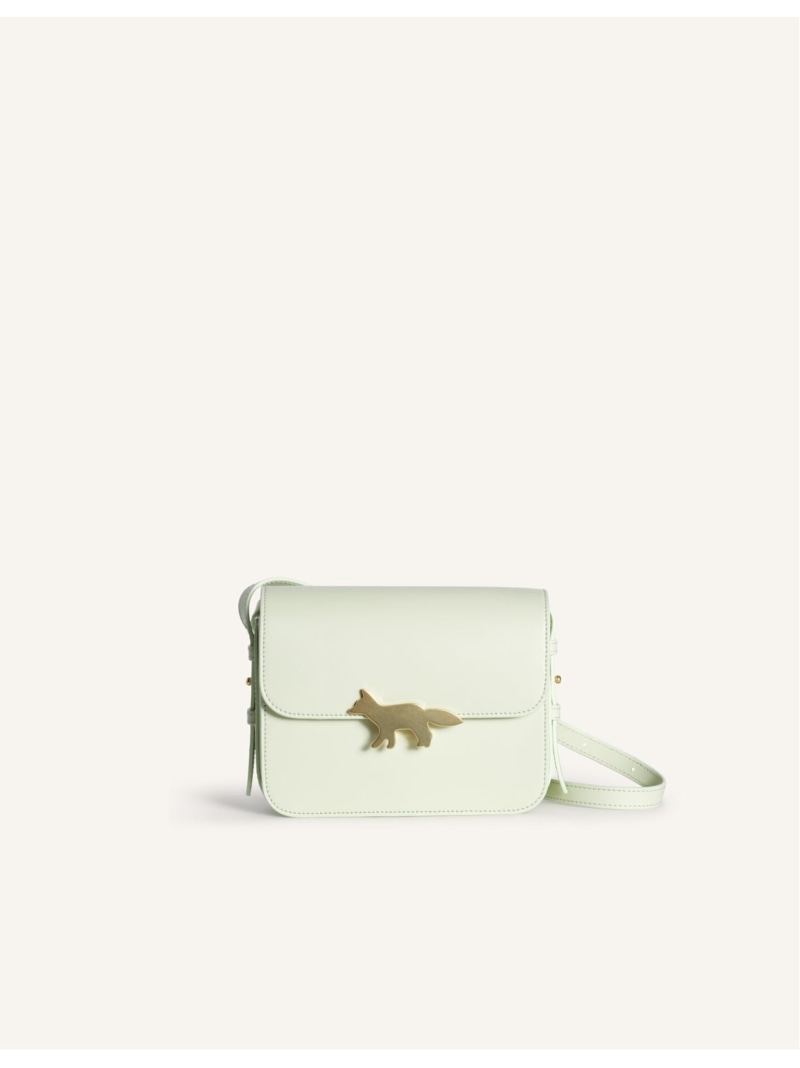Maison Kitsune EDIE BAG 棲み家 狐狸 御徒面子 ショルダーバッグ ベージュ 白いこと 黒いこと【貨物輸送無料】
