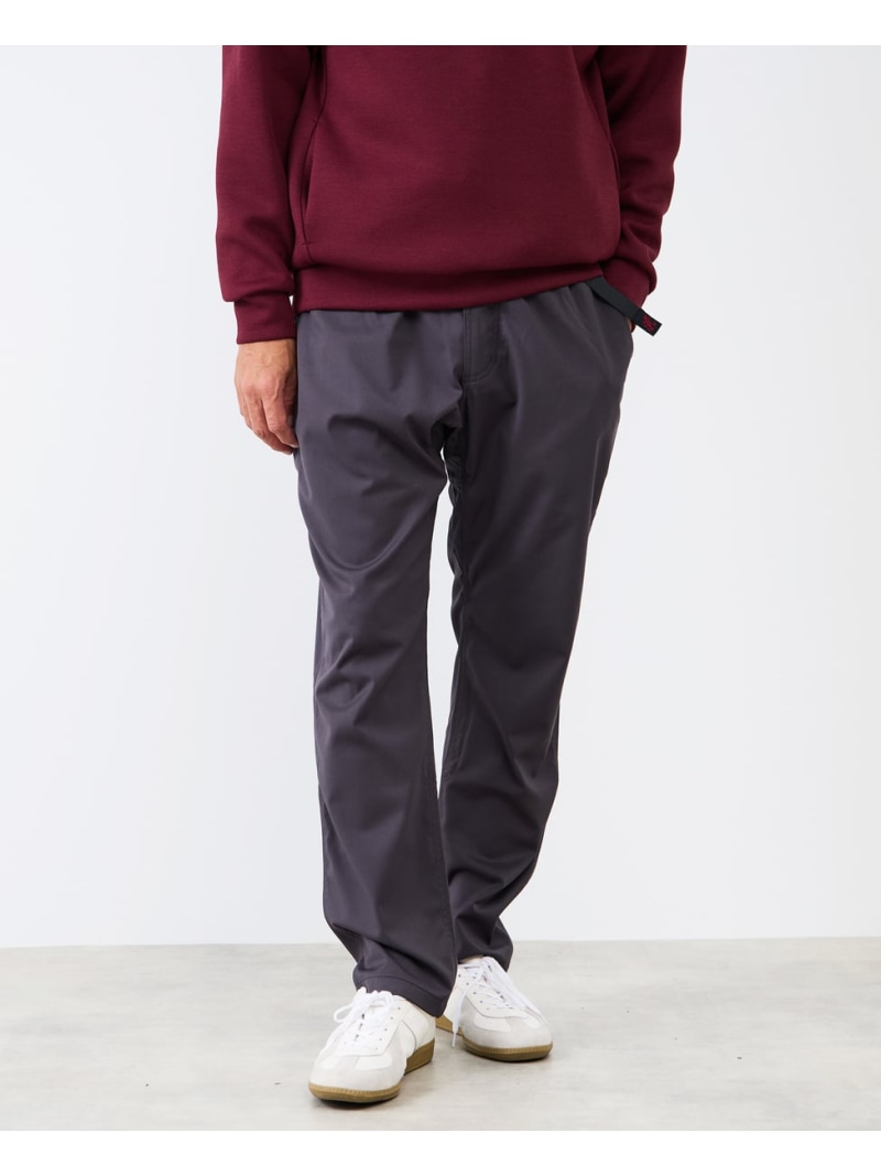 【SALE/30%OFF】MEN'S MELROSE 【Gramicci/グラミチ】ストレッチギャバジンスラックスパンツ | GMP4-FJP07 メンズメルローズ パンツ スラックス・ドレスパンツ グレー ブラック【RBA_E】【送料無料】