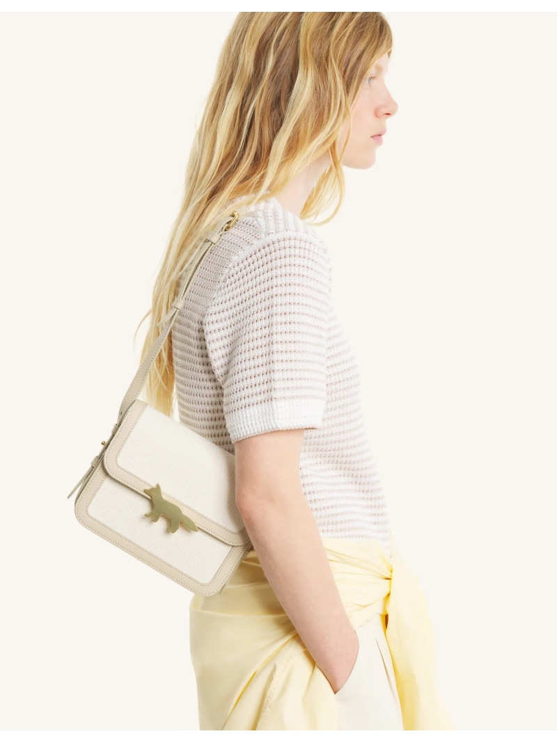 Maison Kitsune EDIE BAG メゾン キツネ バッグ ショルダーバッグ ホワイト【送料無料】