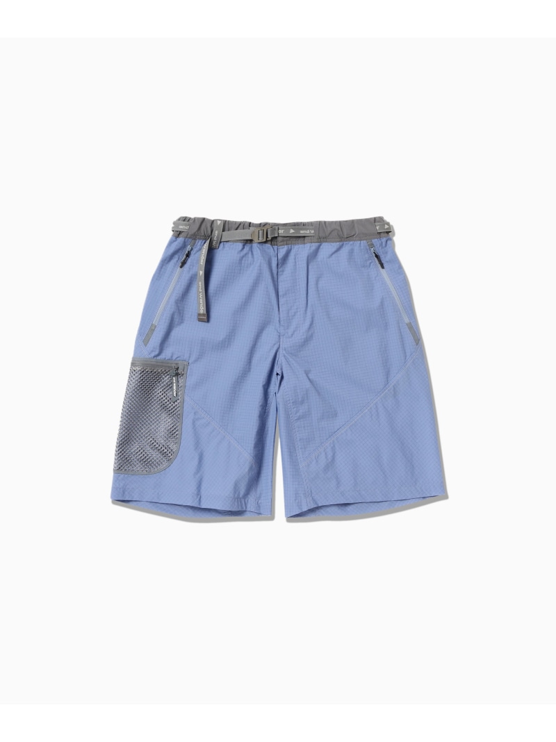 and wander breath rip short pants アンドワンダー パンツ その他のパンツ パープル【送料無料】