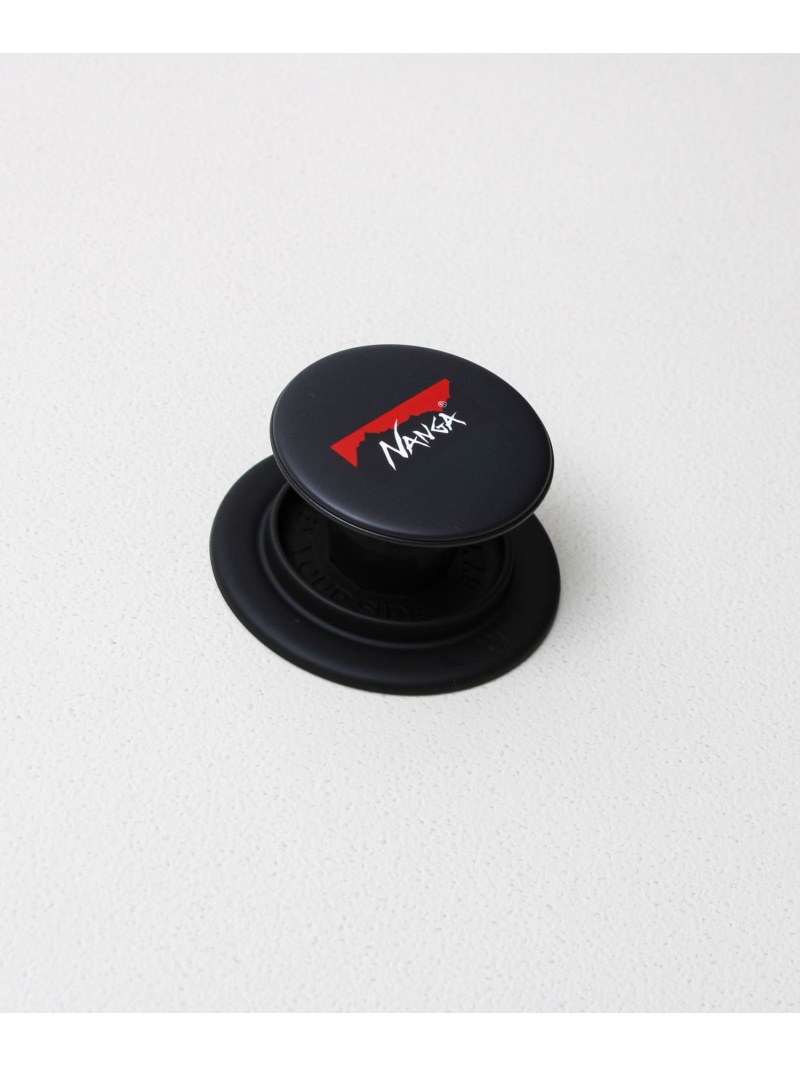GLOSTER 【NANGA×iFace】LOGO GRIP HOLDER フレディ アンド グロスター スマホグッズ・オーディオ機器 その他のスマホグッズ・オーディオ機器 ブラック【送料無料】