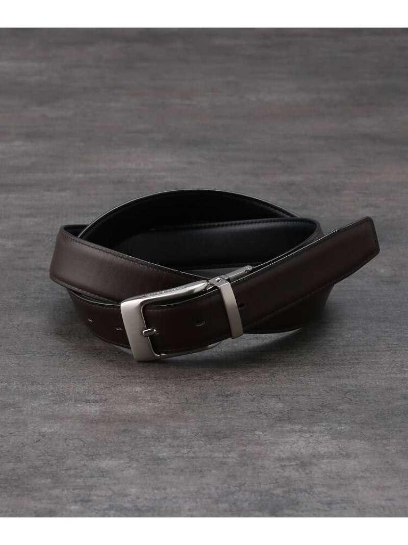 Takeo Kikuchi リバーシブル仕様 ビジネスベルト デュプイレザー