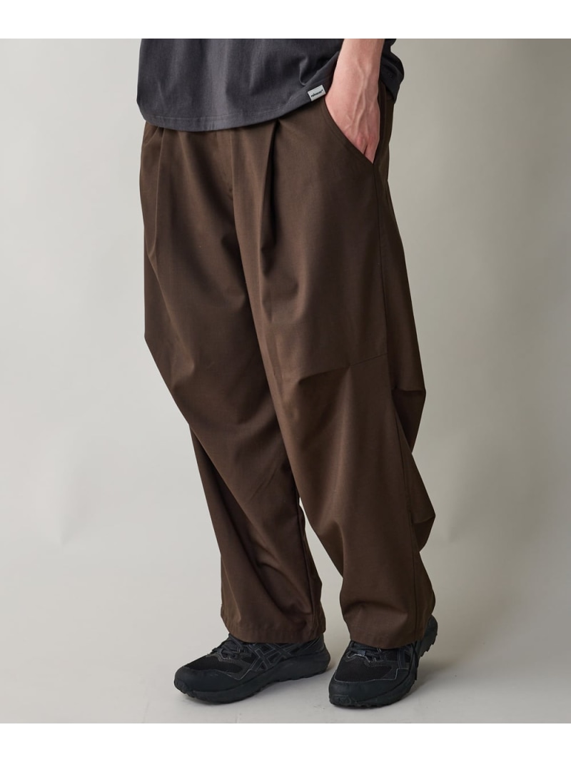 【SALE/30%OFF】rehacer rehacer/(M)Ridge Tuck Pants レアセル パンツ その他のパンツ ブラウン【RBA_E】【送料無料】| Fashion Men