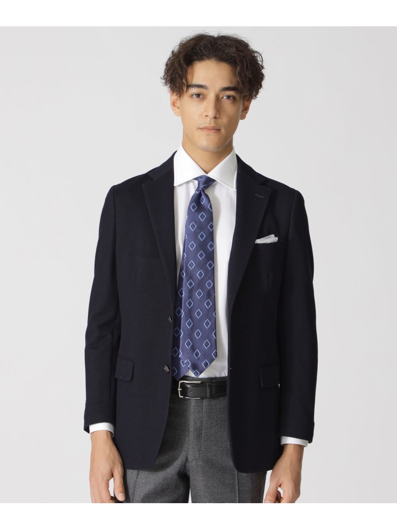 Paul Stuart 【Nikkei magazine掲載】「STUART'S TRAVELER」 10 Month ジャージーブレザー Original Fabric ポール・スチュアート ジャケット・アウター テーラードジャケット・ブレザー ホワイト【送料無料】