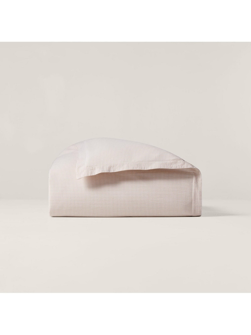 RALPH LAUREN HOME シアサッカー ギンガム デュベ 覆いかぶせる/第一人者大きさ ラルフローレン 室内装飾・遣って行く雑貨 余分の物の室内装飾・遣って行く雑貨 赤銅色【貨物輸送無料】