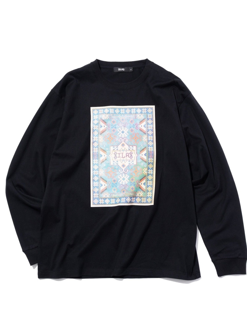 SILAS CAUCASUS L/S TEE サイラス トップス カットソー・Tシャツ ホワイト ブルー ブラック ブラウン イエロー【送料無料】