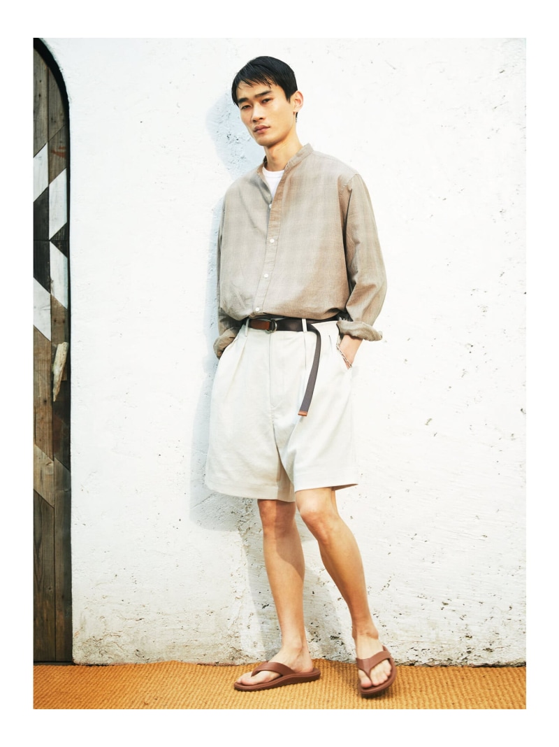 Bshop ORCIVAL ｜ ＜別注＞ 上半身外殻オックスフォード タックさる股引き MEN 司教 ズボン下 余分の物のズボン下 黒いこと【貨物輸送無料】