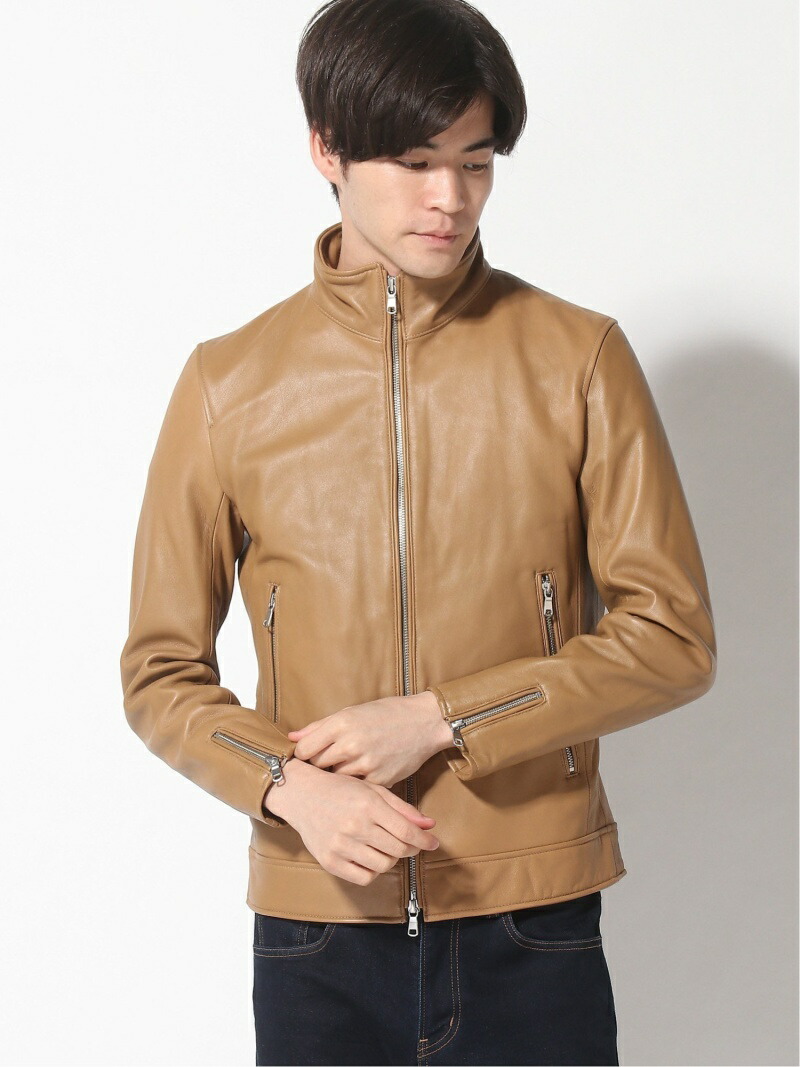 新素材新作 コート ジャケット Sale 10 Off Tete Homme M ラムレザーシングルライダースジャケット テットオム コート ジャケット ライダースジャケット レザージャケット ベージュ ネイビー ブラック レッド Rba E 送料無料 Ldmpublicschool Com