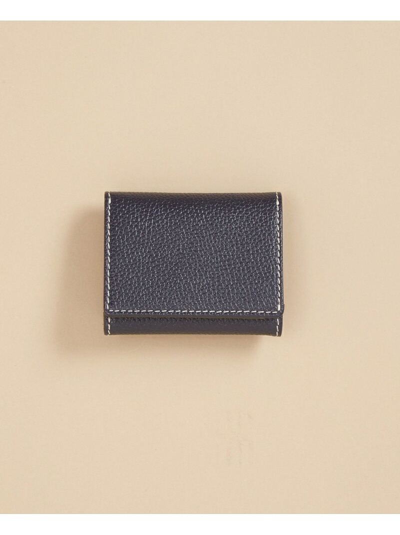 MEN'S MELROSE 三つ折りコンパクト財布 メンズメルローズ ファッション雑貨 その他のファッション雑貨 ネイビー ブラック【送料無料】| Fashion Men