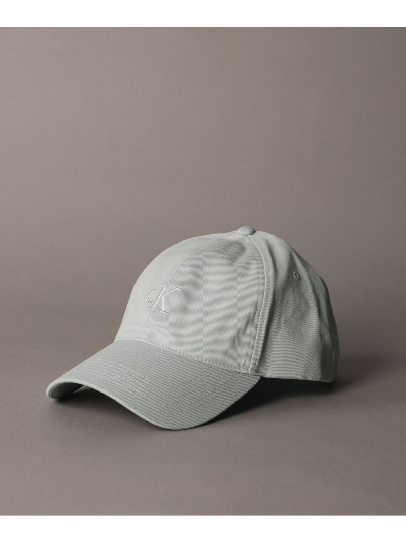 Calvin Klein (M)【公式ショップ】 カルバンクライン エンブロイダリー モノグラム ベースボールキャップ Calvin Klein Jeans Accessory 4G5002G カルバン・クライン 帽子 キャップ グリーン ブルー グレー ホワイト ブラック【送料無料】
