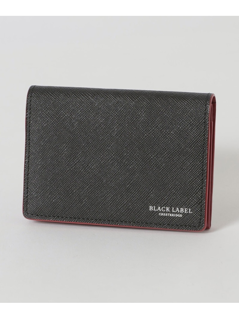 BLACK LABEL CRESTBRIDGE バイカラークレストブリッジチェックカードケース ブルーレーベル / ブラックレーベル・クレストブリッジ 財布・ポーチ・ケース コインケース・小銭入れ・札入れ ネイビー ブラウン グリーン ブラック【送料無料】