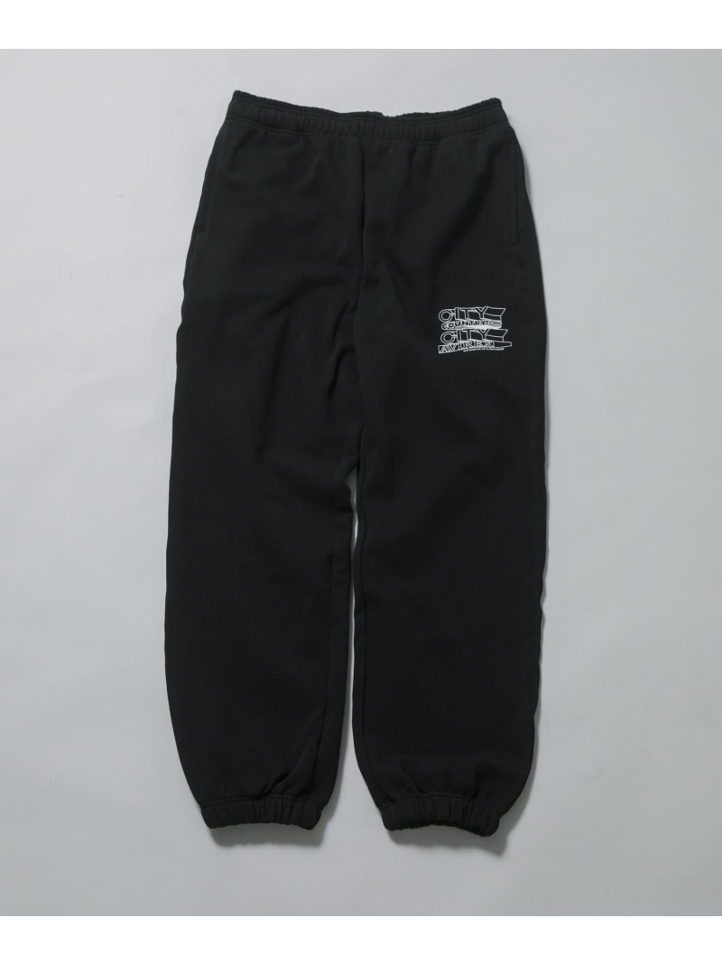 【SALE／30%OFF】URBAN RESEARCH BUYERS SELECT CITY COUNTRY CITY CCC×AVIREX SWEATPANTS ユーアールビーエス ズボン下 ジャージ・スウェットパンツ 黒いこと 薄墨色【RBA_E】【貨物輸送無料】