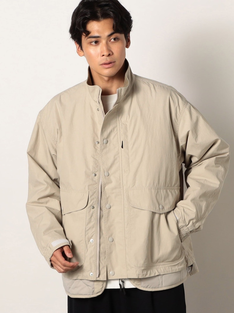 【SALE／50%OFF】Grand PARK NICOLE ライナー付3WAYスタンドブルゾン ニコル ジャケット・アウター その他のジャケット・アウター グレー ホワイト【RBA_E】【送料無料】