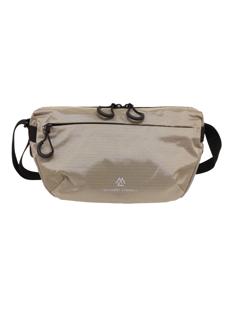 MICHAEL LINNELL Mini Shoulder ティエヌスクエア バッグ ショルダーバッグ ベージュ【送料無料】