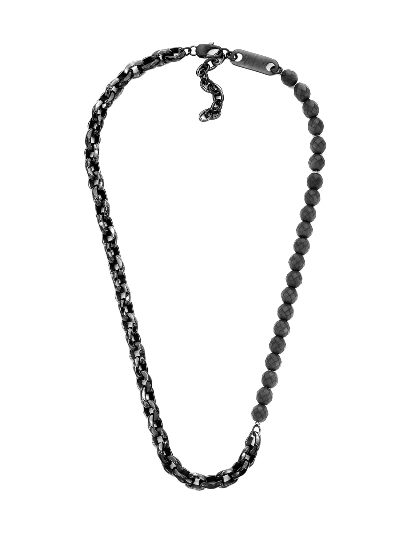 【SALE/10%OFF】A|X ARMANI EXCHANGE アルマーニ・エクスチェンジ アクセサリー メンズ ネックレス ガンメタル AXG0150060 ウォッチステーションインターナショナル アクセサリー・腕時計 ネックレス【RBA_E】【送料無料】| Fashion Men