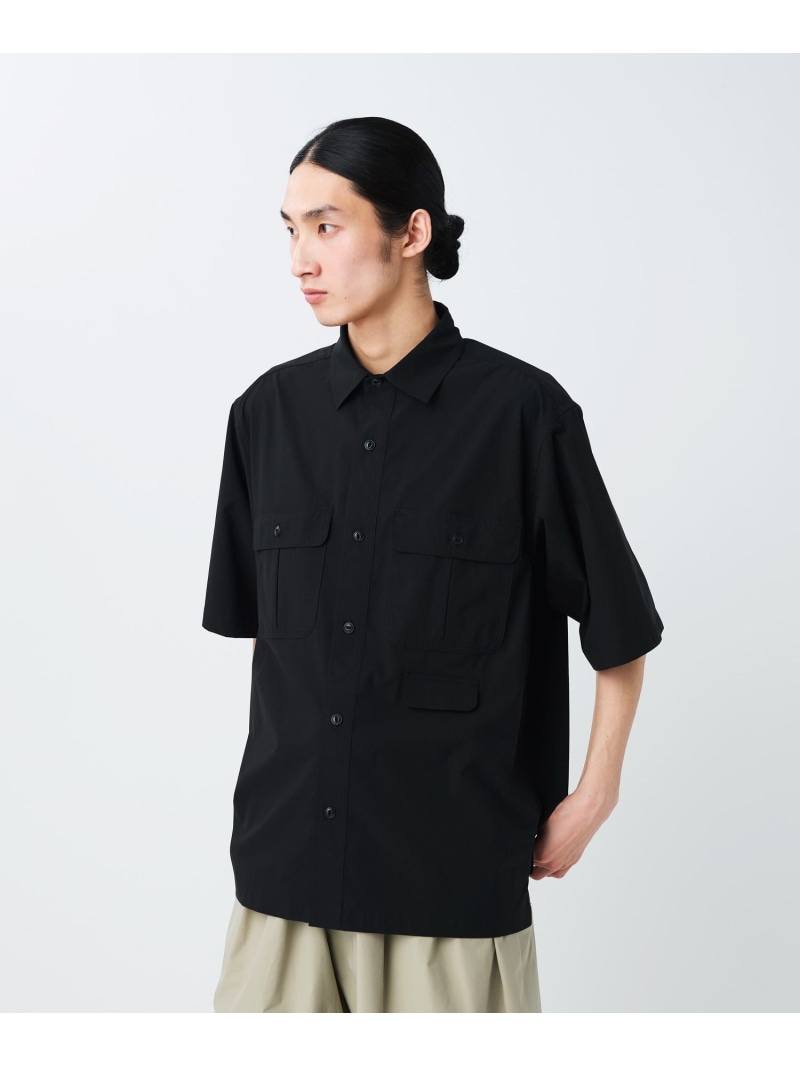 【SALE/30%OFF】Snow Peak ComfortFlex S/S Shirt スノーピーク トップス シャツ・ブラウス ブラック【RBA_E】【送料無料】| Fashion Men