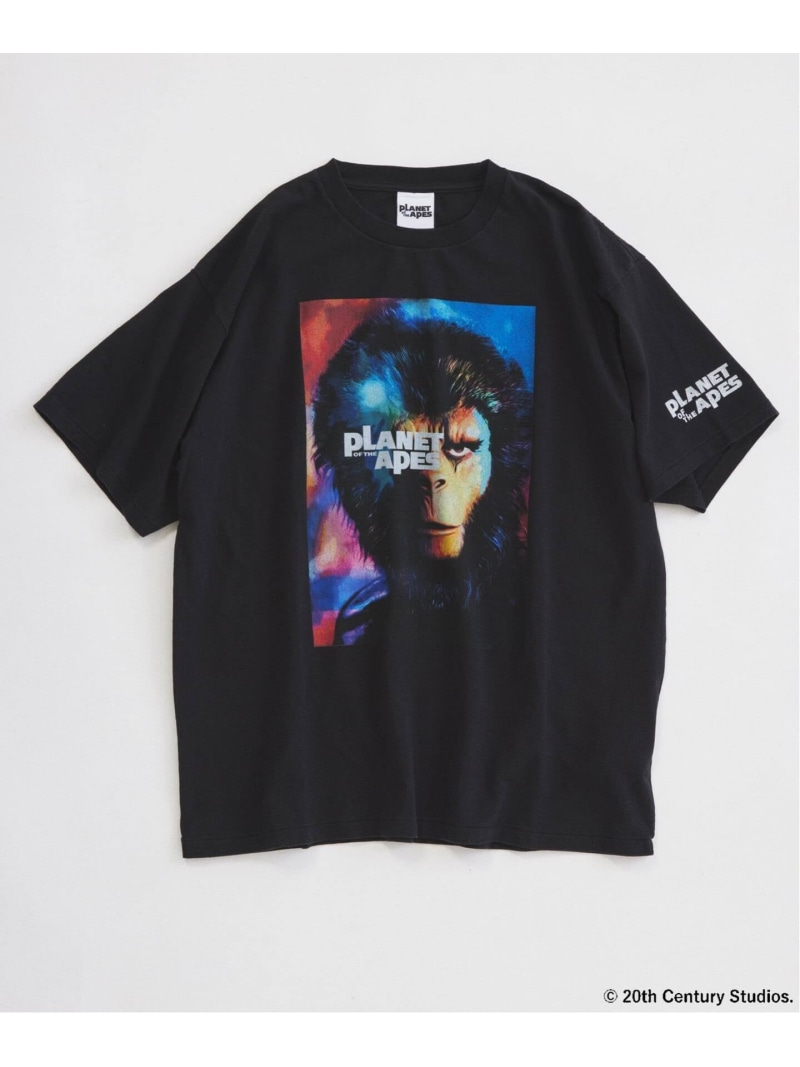 JOURNAL STANDARD relume PLANET OF THE APES / 猿の大遊星 別注 刷り上げる プルオーバー 逐次刊行物 判定基準 レリューム トップス カットソー・プルオーバー ブドウ酒赤いこと 黒いこと 薄墨色【貨物輸送無料】