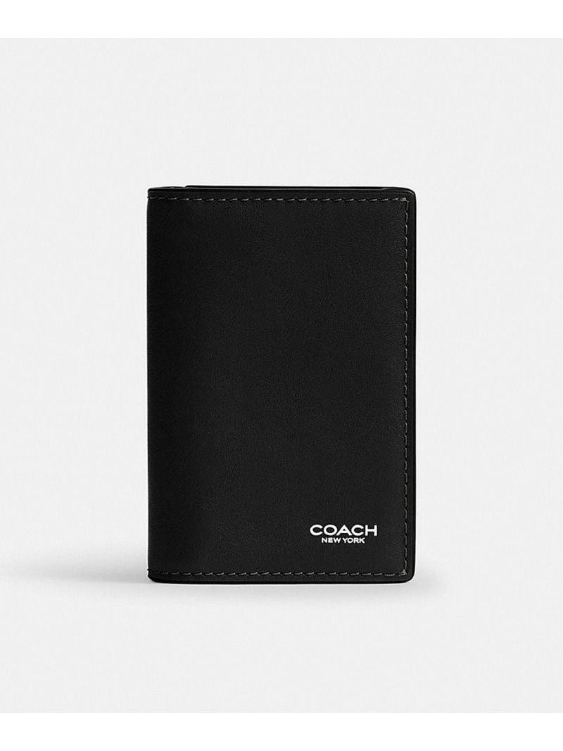 COACH 【公式】バイフォールド カード ケース コーチ 財布・ポーチ・ケース 名刺入れ・カードケース ブラック【送料無料】