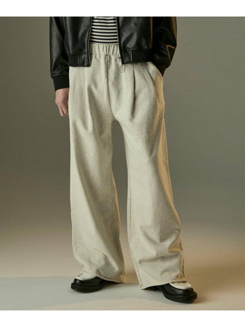 GARDEN TOKYO Toironier/トワロニエ/2Tuck Sweat Pants ガーデン パンツ その他のパンツ グレー シルバー ブラウン【送料無料】
