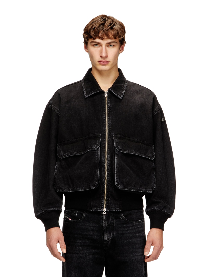 楽天市場】DIESEL メンズ ジャケット デニム D-WYNNY-S TRACK JACKET