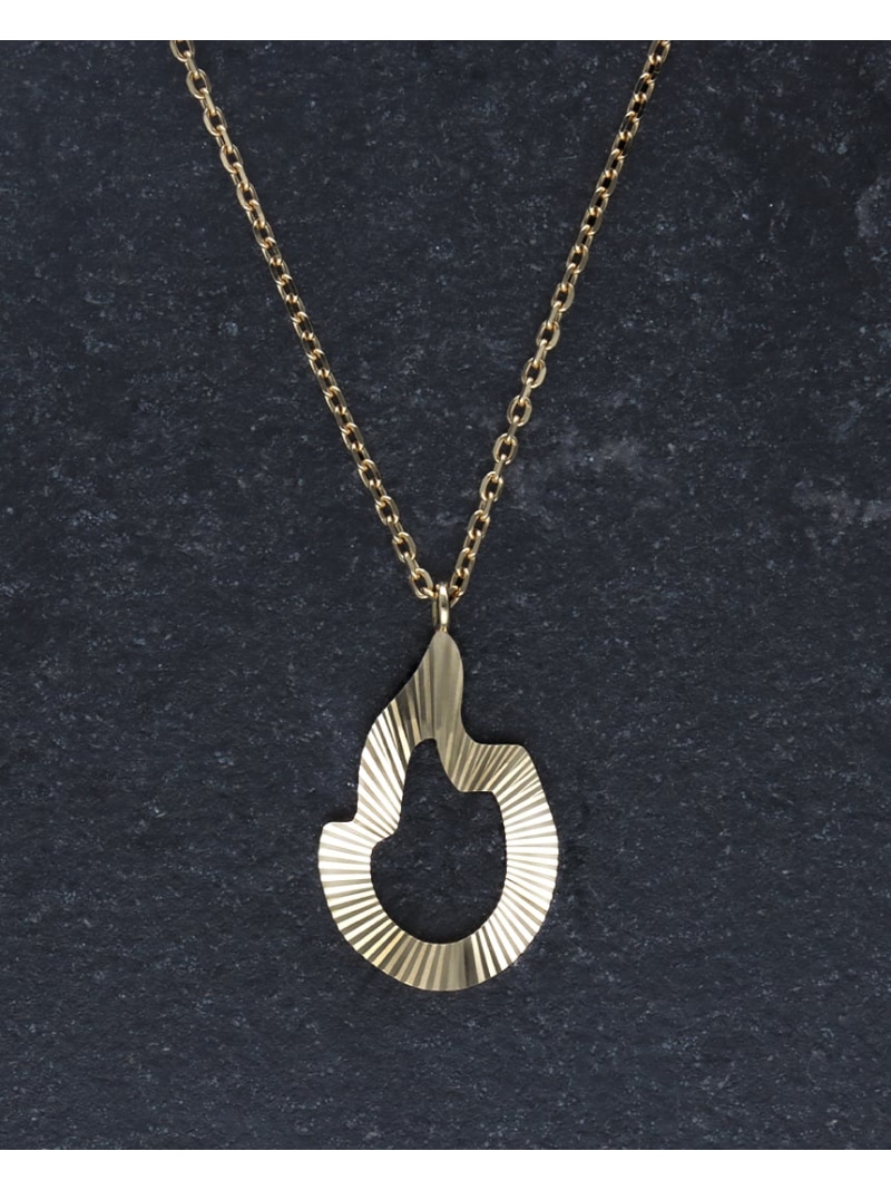 etna K18YGネックレス フレイム エトナ アクセサリー・腕時計 ネックレス ゴールド【送料無料】| Fashion Men