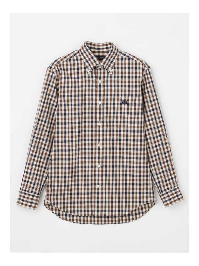 Aquascutum MEN クラブチェックシャツ アクアスキュータム トップス シャツ・ブラウス ネイビー【送料無料】