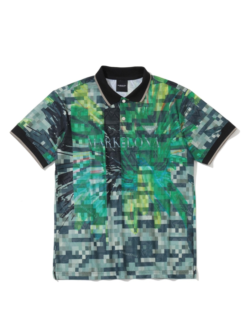 MARK \u0026 LONA HBPL ｜ MEN マークアンドロナ トップス スポーツシャツ 青み カーキ緑であること【貨物輸送無料】